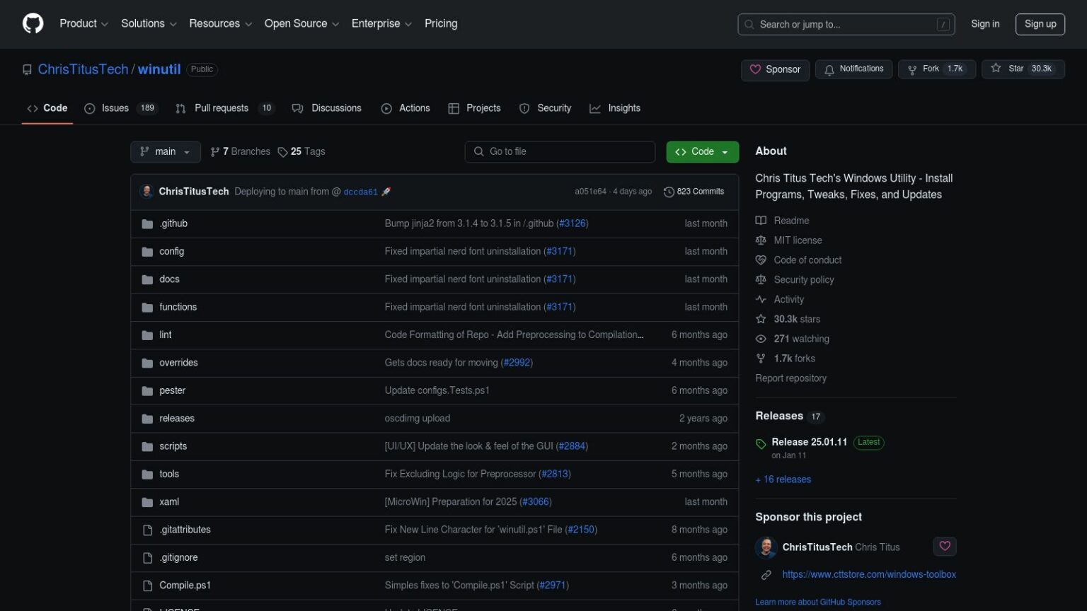 GitHub – ChrisTitusTech/winutil: Chris Titus Tech’s Windows Utility ...