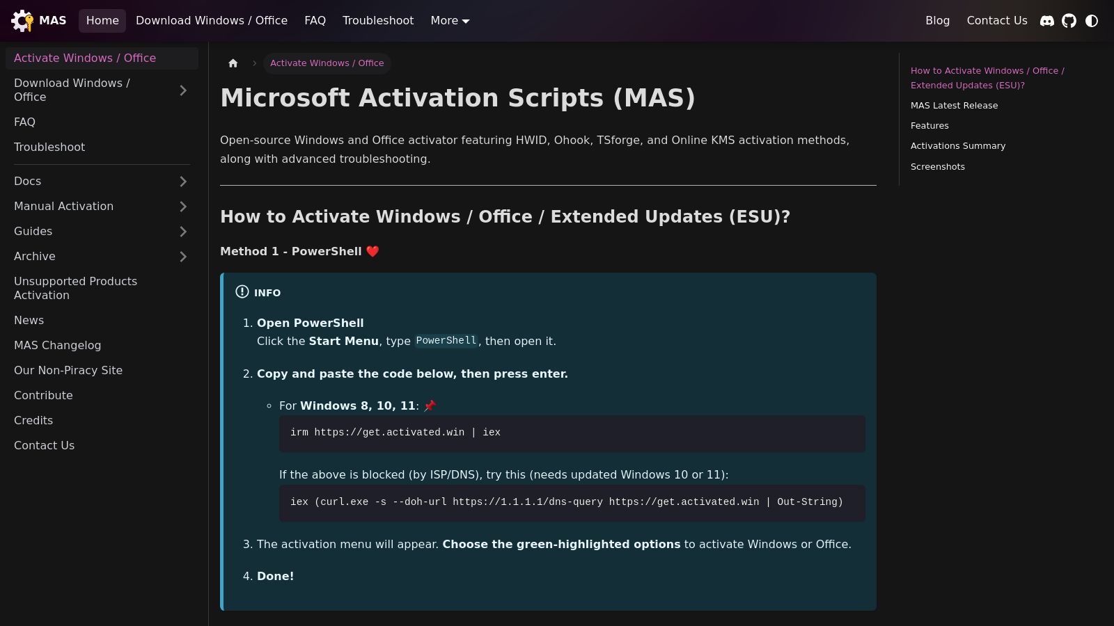 Microsoft Activation Scripts – The Computer Blog